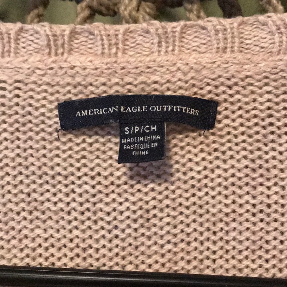 Size S American Eagle Outfitters Fringe Sweater - Picture 2 of 2
